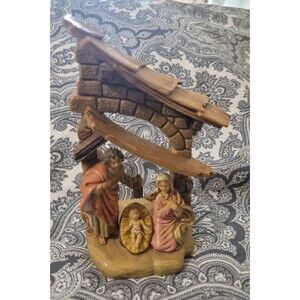Vtg Italian Christmas Nativity Holy Family Fontanini Style